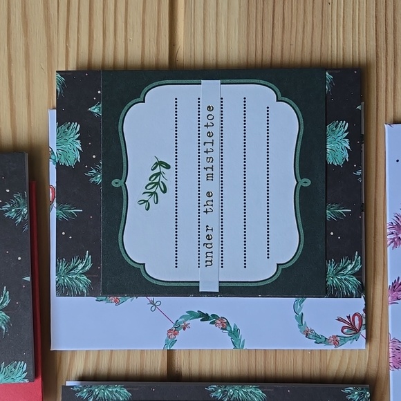 Handmade Mini Christmas Cards Boxed Set of 6 - Picture 8 of 12